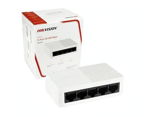 Hikvision DS-3E0105D-O 5-Port Fast Ethernet Switch 10/100 Mbps